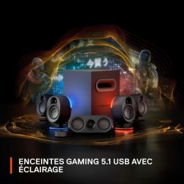 Steelseries Arena 9 Altavoces para Ordenador con Sonido Envolvente 5.1 y Conexión USB