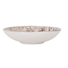 La Mediterranea Vajilla 12 Piezas Creta Monaco Ivory Brillo (2 Unidades)