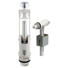 Rousseau Mecanismo de Descarga Inodoro con Válvula Flotador y Botón Pulsador - Altura Ajustable, Silencioso, Compacto, Conexión M 3/8 Precio: 30.50000052. SKU: B14CXEZ4HZ