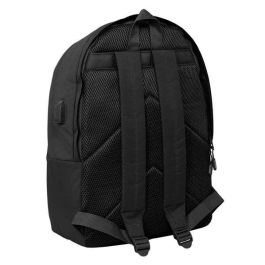 Munich Mochila Doble Portátil 15,6" USB Negro 31x44x18 cm