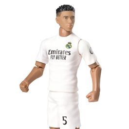 Banbo Toys 83613 Figura articulada de fútbol Bellingham Real Madrid, réplica coleccionable de PVC 20 cm