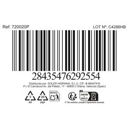 La Mediterranea Fuente Redonda Japo Kaito Ø20 cm Surtido 6 Decoraciones/Relieves (18 Unidades)