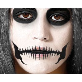 Accesorio Maquillaje Halloween Boca Esqueleto Muerte para Efectos Inquietantes y Personajes del Inframundo Precio: 0.58999963. SKU: B19ZWL4KV7