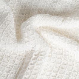 Colcha Panal Crema Algodón Textil/Hogar 250 X 260 cm