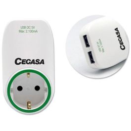 Enchufe Adaptador Cegasa Schuko + 2 Usb Precio: 11.88999966. SKU: B18KRSWYZV