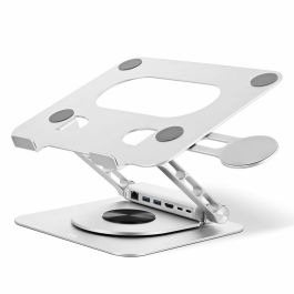 Soporte para Portátil T'NB iClick Metal Moderno Rotación de 360º