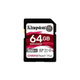 Kingston SDCS2/64GB Canvas React Plus Tarjeta SDXC UHS-II 64GB, Clase V90, Velocidad Lectura 300MB/s Escritura 260MB/s para Grabación 8K/4K/VR Precio: 90.59000049. SKU: S55150530