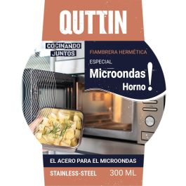 Fiambrera de Acero Quttin 0.3L para Microondas y Horno (12 Unidades) Fiambrera de Acero Quttin 0.3L para Microondas y Horno (12 Unidades)
