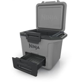 Ninja FB131EUGY FrostVault Nevera Portátil 28 L Gris con Asa de Transporte y Bloqueable