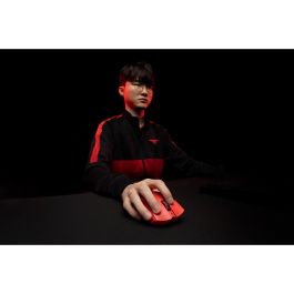 Razer DeathAdder V3 Pro Faker Edition Ratón Gaming Óptico Inalámbrico USB-C 30000 DPI Rojo para Mano Derecha