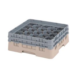 CAMBRO - 20S434-184 - Cesta de lavado 20 comp. 2 alturas - 9,84 cm Ø máx. - alt. máx. 13,5 cm - 50 x 50 x 18,4 cm - Beige Precio: 59.78999983. SKU: B1KB5YEDQ7