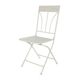 Silla Tropical DKD Home Decor Blanco 48 x 93 x 40 cm