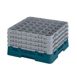 CAMBRO - 36S900-414 - Cesta de lavado 36 comp. 4 alturas - 7,2 cm Ø máx. - alt. máx. 24,1 cm - 50 x 50 x 26,7 cm - Cerceta Precio: 95.5000002. SKU: B12JDAQYEX