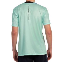 Camiseta de Manga Corta Hombre Bullpadel Brumo Aguamarina Pádel