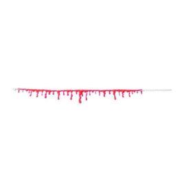 My Other Me Accesorio de Disfraz: Collar de Sangre Goteando Multicolor para Halloween y Fiestas de Terror Adulto
