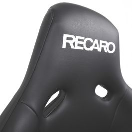 Recaro RC070770885 Asiento TUV Pole Position Piel Artificial Negro-Dinamica Negro Piloto&Copiloto