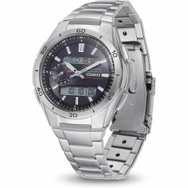 Casio Reloj WAVECEPTOR de Acero Inoxidable Gris Casio Reloj WAVECEPTOR de Acero Inoxidable Gris
