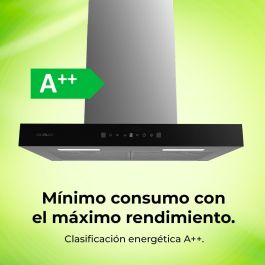 Cecotec Campana Convencional 60 cm Bolero Flux TT 605500 Glass negra A++ cristal