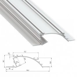 Perfíl Aluminio TOPO 2,02M LL-10-0514-20 - Anodizado Plata Precio: 48.59000025. SKU: B13CKJP4Q2