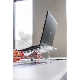 BakkerElkhuizen Q-note 350 Soporte para Portátil hasta 20" con 7 Alturas de Acrílico