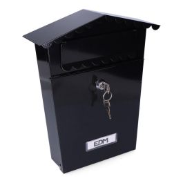 Edm Buzón de acero modelo House negro 210 x 60 x 300 mm Precio: 19.49999942. SKU: B13EW6HZ66