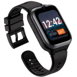 SPC Reloj con Localizador 4G Senior Negro 9642N para Personas Mayores con GPS, Oxímetro y Botón SOS