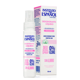 Instituto Español Sin alcohol spray desodorante liquido sin aluminio piel sensible 50 ml vaporizador Precio: 2.95000057. SKU: B1DVWJN4Z9
