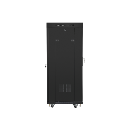 LANBERG Armario Rack Independiente de 19 pulgadas 27U 600x600mm Puerta de Vidrio LCD Negro 800 kg LANBERG Armario Rack Independiente de 19 pulgadas 27U 600x600mm Puerta de Vidrio LCD Negro 800 kg