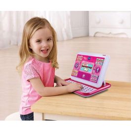 Ordenador genio little app con pantalla color rosa y 80 actividades 18,4x26,3x4 cm