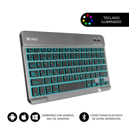 SUBBLIM Teclado Smart Backlit BT Keyboard Grey SUBBLIM Teclado Smart Backlit BT Keyboard Grey Precio: 22.58999941. SKU: B18C6K9Q4J
