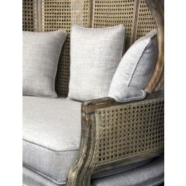 DKD Home Decor Sofá Item Home Natural 58 x 155 x 125 cm