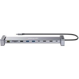 MANHATTAN 10-in-1 4K USB-C PD Dockingstation 2xHDMI