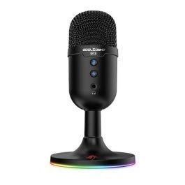 Mars Gaming Micrófono MMIC-CX USB 2.0 Compacto Alta Definición 196kHz/24 bits Cancelación de Ruido ENC Streaming Gaming Podcasting ARGB Flow Plug & Play