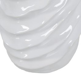 Jarrón Blanco Cerámica Decoración 17,50 X 17 X 49 cm
