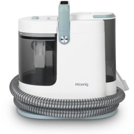 Hkoenig TWT99 Limpiador Textil de Agua Caliente y Vapor - 1700 W - 2 Cepillos