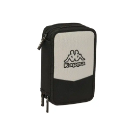 Safta Plumier Escolar Kappa Grey Triple Cremallera 37 Piezas 195x125x55 mm Precio: 28.8585. SKU: B12F237YMK