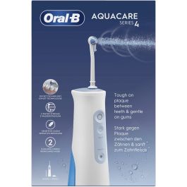 Oral-B BRA4210201436409 Irrigador Bucal AquaCare 4 con Tecnología Oxyjet, 2 tipos de chorros y 2 intensidades ajustables