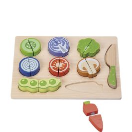 Tachan Juego de Cortar Verduras de Madera FSC con Cuchillo y Velcro, 8 Verduras Partidas, Educativo para Niños +12 meses Precio: 11.49999972. SKU: B1242KAJGX
