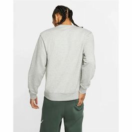Sudadera sin Capucha Hombre Nike Sportswear Club Gris Gris claro M