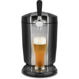 Hkoenig BW1778 Dispensador de Cerveza 5L con Sistema de Enfriamiento Integrado y Pantalla LED