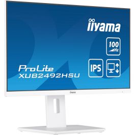 iiyama XUB2492HSU-W6 Monitor 23.8" Full HD IPS 100Hz 0.4ms HDMI DP Pivot Altavoces Blanco