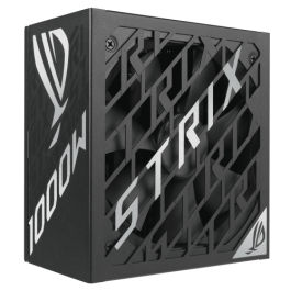 ASUS ROG STRIX-1000P-GAMING Fuente de Alimentación 1000W 80 PLUS Platinum, Semi-Pasiva, 20+4 pin ATX, Negro, Plata - 90YE00W1-B0NA00
