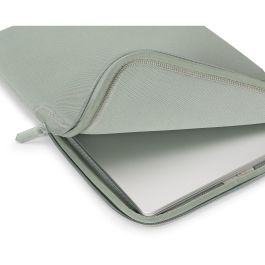 DICOTA D31999-DFS Funda Sleeve Eco SLIM L para Microsoft Surface 14-15" de Neopreno Reciclado Color Silver Sage Gris