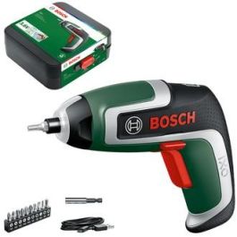 Bosch IXO 7 Atornillador Inalámbrico con 10 Puntas y Caja de Almacenamiento