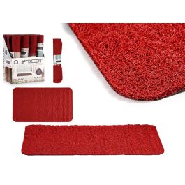 Giftdecor Felpudo Rojo PVC Poliester 70x40 cm (Set de 12) Precio: 35.78999952. SKU: S3609282