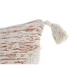 DKD Home Decor Cojin Colección Orange Stripes Ambiente Urban Naranja Beige 10 x 45 x 45 cm
