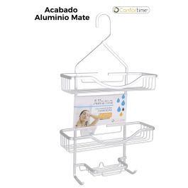 Confortime Colgador de Baño con 3 Bandejas, 35.6 x 12 x 63.5 cm (4 Unidades) Precio: 64.49999985. SKU: S2202484