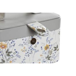 DKD Home Decor Joyero Tradicional Lila Blanco de PU y Espejo con Bandeja, Acabado Satinado, 12 x 10 x 17 cm (2 Unidades) DKD Home Decor Joyero Tradicional Lila Blanco de PU y Espejo con Bandeja, Acabado Satinado, 12 x 10 x 17 cm (2 Unidades)