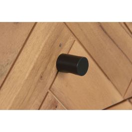 DKD Home Decor Mesita de Noche Moderna Espiga 40 x 50 x 50 cm Acacia y Metal