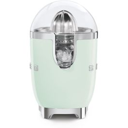 SMEG CJF11PGEU Exprimidor Eléctrico 70W Verde Pastel Acero Inoxidable Plástico Filtro Pulpa Antigoteo Base Antideslizante